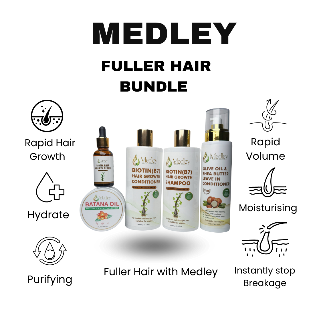 Medley Thicker Hair Pack {Hair Growth, Volume, Strengthening }