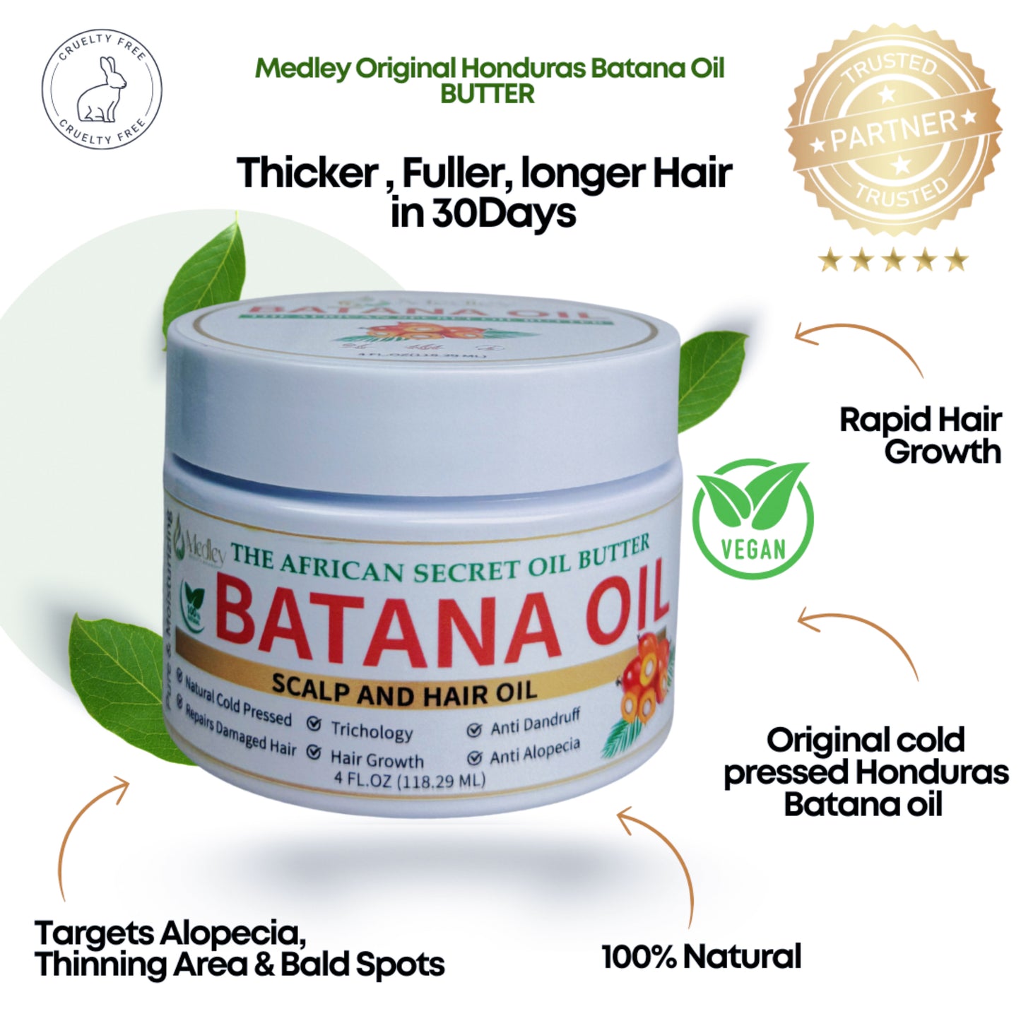 Medley Thicker Hair Pack {Hair Growth, Volume, Strengthening }