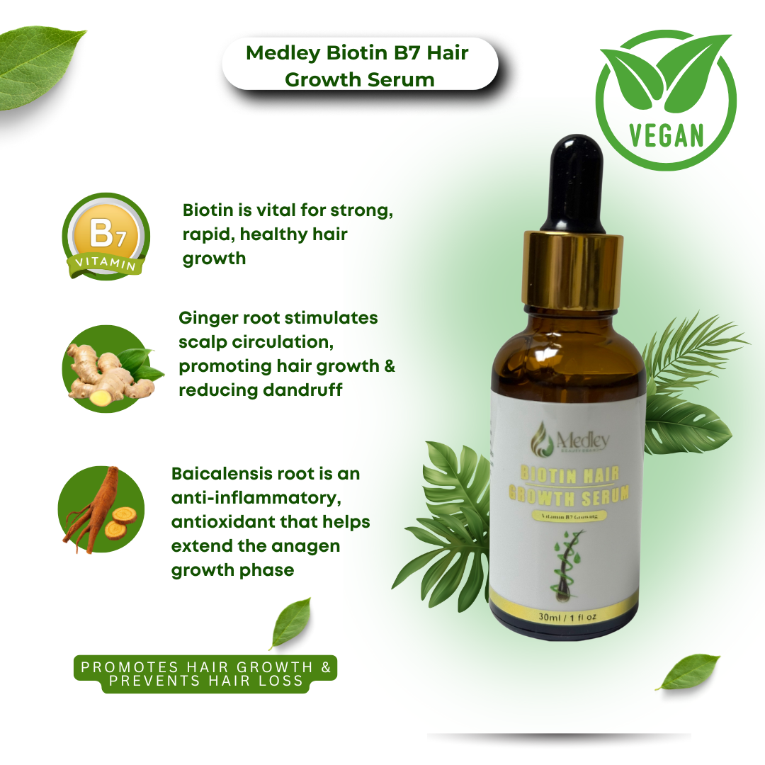 Biotin (B7) Hair Growth set {Stronger, Thicker, Healthier Hair}