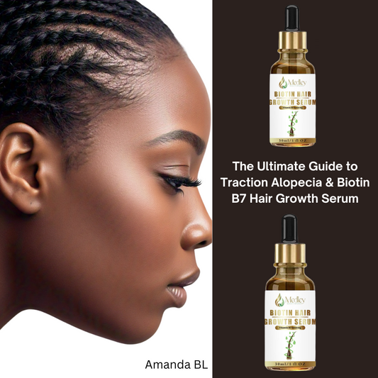 E-book The Ultimate Guide to Traction Alopecia & Biotin B7 Hair Growth Serum - Medley Beauty Brand