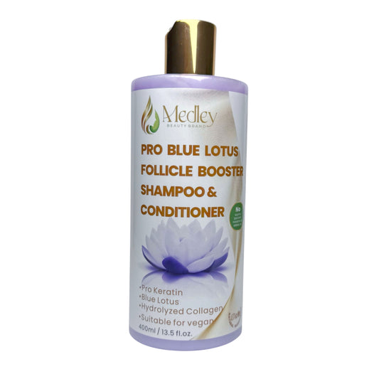 Medley Pro Blue Lotus 2 in 1 follicle booster shampoo & conditioner