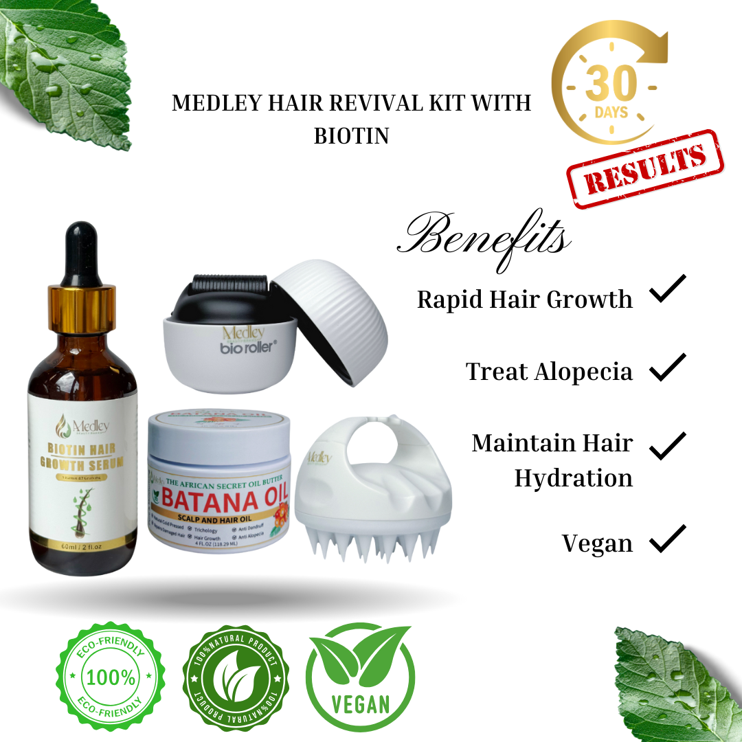 Medley Hair Revival Kit with Biotin